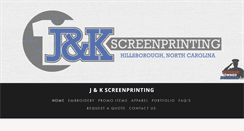 Desktop Screenshot of jkscreenprint.com