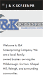 Mobile Screenshot of jkscreenprint.com